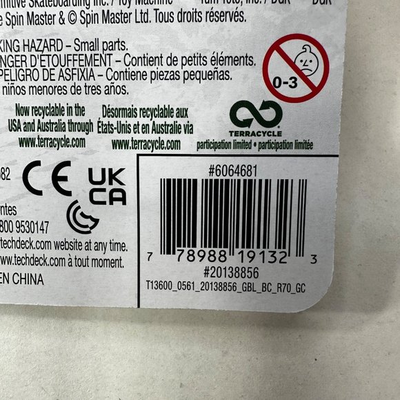 Tech Deck PlanB Barber Pole Common Skateboard Fingerboard New - Picture 6 of 10